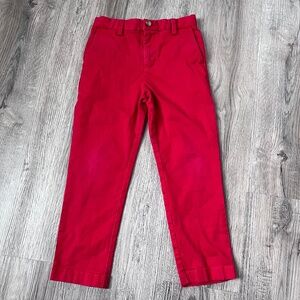 Vineyard Vines Boys Breaker Pants Chino Sz 6 Red